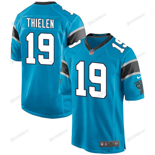 Adam Thielen 19 Carolina Panthers Men Game Jersey - Blue