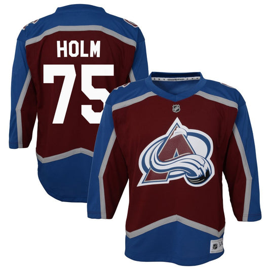 Arvid Holm Colorado Avalanche Youth Home Replica Jersey - Burgundy