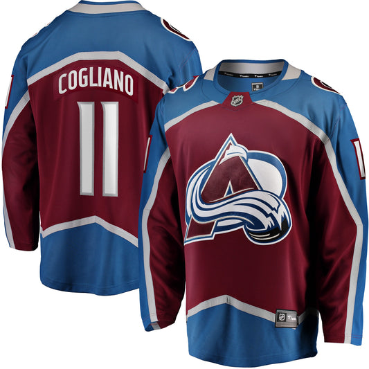 Andrew Cogliano Colorado Avalanche Fanatics Branded Home Breakaway Jersey - Burgundy