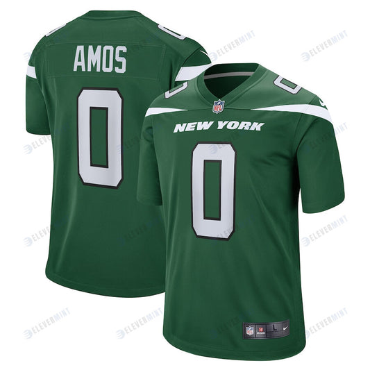 Adrian Amos 0 New York Jets Men Game Jersey - Gotham Green