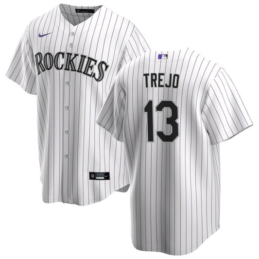 Alan Trejo Colorado Rockies Nike Home Replica Jersey - White