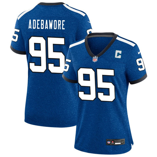 Adetomiwa Adebawore Indianapolis Colts Nike Women's Indiana Nights Alternate Game Jersey - Royal